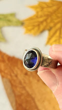 Load image into Gallery viewer, Iolite Gemstone and Sterling Silver Ring