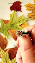 Load image into Gallery viewer, Golden Rutile Gemstone and Sterling Silver Ring