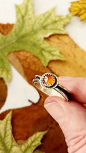 Load image into Gallery viewer, Hessonite Garnet and Sterling Silver Ring