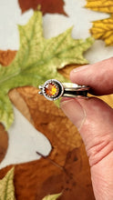 Load image into Gallery viewer, Hessonite Garnet and Sterling Silver Ring