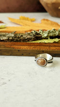 Load image into Gallery viewer, Golden Rutile Gemstone and Sterling Silver Ring