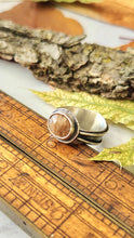 Load image into Gallery viewer, Golden Rutile Gemstone and Sterling Silver Ring