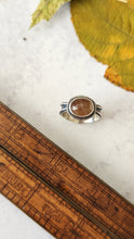 Load image into Gallery viewer, Golden Rutile Gemstone and Sterling Silver Ring
