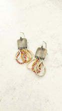 Load image into Gallery viewer, Soft Autumn Beaded Earrings