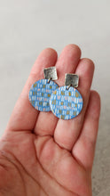 Load image into Gallery viewer, Contemporary Multi-Colored Enamel Earrings
