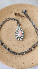 Load image into Gallery viewer, Pink Opal and Sterling Silver Aster Necklace