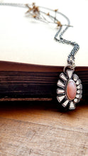 Load image into Gallery viewer, Pink Opal and Sterling Silver Aster Necklace