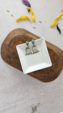 Load image into Gallery viewer, Turquoise and Tulip Earrings