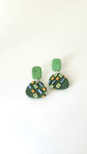 Load image into Gallery viewer, Mid-century Polymer Clay Earrings
